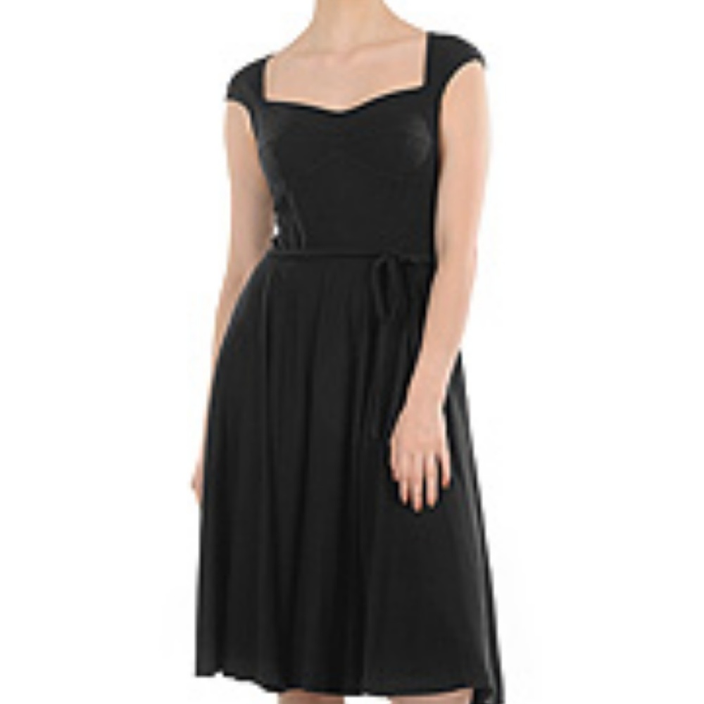 CORSET STYLE JERSEY KNIT DRESS